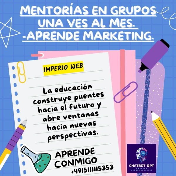 Mentorías en Grupos una ves al Mes- Aprende marketing.'s foto | IMPERIO WEB |  BizneCubano