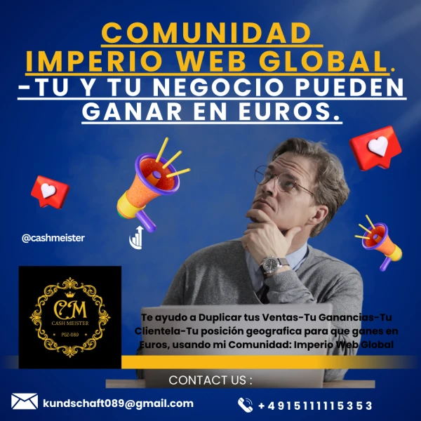Comunidad - Imperio Web Global - Tu y tu Negocio pueden ganar en Euros.'s foto | IMPERIO WEB |  BizneCubano