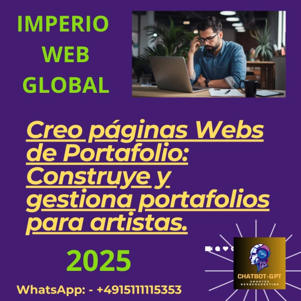 Creo páginas Webs de Portafolio: Construye y gestiona portafolios para artistas.'s foto | IMPERIO WEB |  BizneCubano