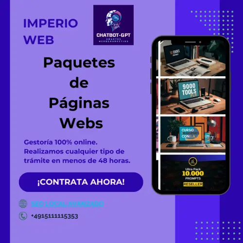 Imagen de Paquetes de Páginas Webs