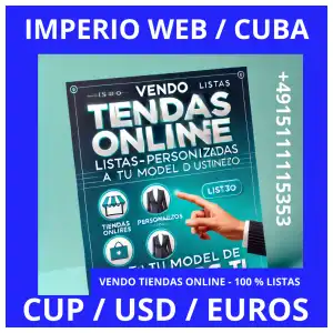 Vendo Tiendas Personalizadas a tu modelo de Negocio-Trabajo para ti. miniatura 1